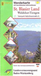 St. Blasier Land Waldshut-Tiengen Maßstab 1:35 000 

Karte des Schwarzwaldvereins. In Zusammenarbeit mit dem Schwarzwaldverein und dem Naturpark Südschwarzwald e.V.