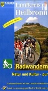Landkreiskarte Heilbronn 2. Auflage 2008 Radwandern
Natur und Kultur - pur
In Zusammenarbeit mit dem Landratsamt Heilbronn
Karte 1:50000
