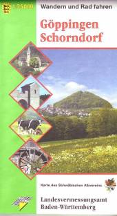 Göppingen Schorndorf - Wanderkarte 1:35000 Wandern und Radfahren