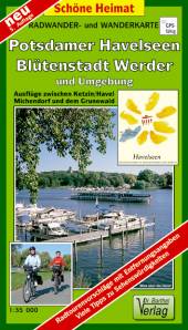 Potsdamer Havelseen, Blütenstadt Werder und Umgebung, ­1:35.000  5. Auflage