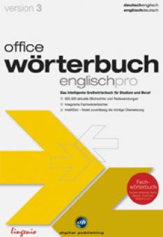 Office Wörterbuch pro englich deutsch - englisch / englisch - deutsch Das intelligente Großwörterbuch für Studium und Beruf

Version 3