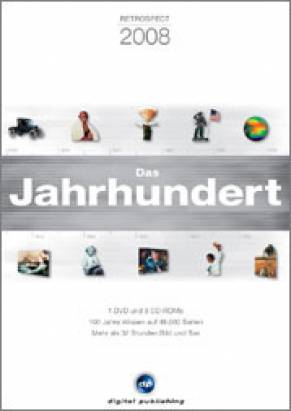 Retrospect 2008 Das Jahrhundert 1 DVD und 8 CD-ROMs
100 Jahre Wissen auf 48.000 Seiten
Mehr als 32 Stunden Bild und Ton