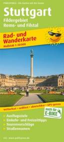 Stuttgart, Rad- und Wanderkarte 1:50.000 Rad- und Wanderkarte mit Ausflugszielen, Einkehr- & Freizeittipps
