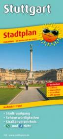 Stadtplan Stuttgart - Maßstab 1:17.000