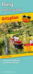 Burg (Spreewald), Ortsplan 1:15.000