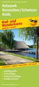 Naturpark Nossentiner / Schwinzer Heide Rad- und Wanderkarte mit Ausflugszielen, Einkehr- & Freizeittipps, Straßennamen, wetterfest, reißfest, abwischbar, GPS-genau. 1:50000