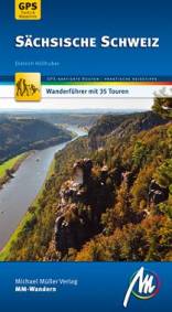 Wanderführer Sächsische Schweiz  Wanderführer mit 35 Touren. GPS-kartierte Routen, praktische Reisetipps mit Übersichtskarte im Maßstab 1:140.000