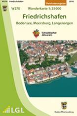 Wanderkarte W270: Friedrichshafen - Maßstab 1:25000 Bodensee, Meersburg, Langenargen Herausgeber
Schwäbischer Albverein e. V.
