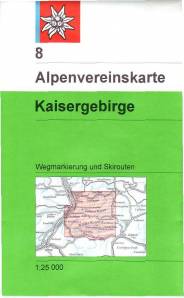 Kaisergebirge Maßstab 1:25.000 Ausgabe 2005