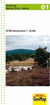 Winterberg - topographische Wanderkarte NRW  1:25.000 Bestwig, Brilon, Olsberg 3. Aufl.