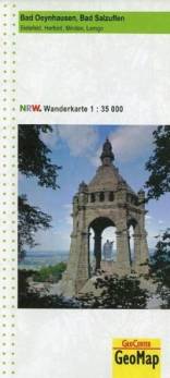 Bad Oeynhausen, Bad Salzuflen - NRW Wanderkarte 1:35000 Bielefeld, Herford, Minden, Lemgo GeoMap Karte