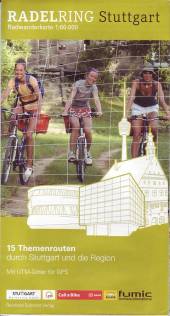 Radelring Stuttgart - Radwanderkarte 1:60.000 15 Themenrouten durch Stuttgart und die Region Mit UTM-Gitter für GPS