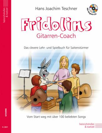 Fridolins Gitarren-Coach (mit CD)   Das clevere Lehr- und Spielbuch für Saitenstürmer Mit Begleit-CD

Vom Start weg mit über 100 beliebten Songs