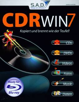 CDRWIN 7 Kopiert und brennt wie der Teufel! CDs / DVDs / Videos / Fotos / Musik / Daten
Ready for Blu-ray