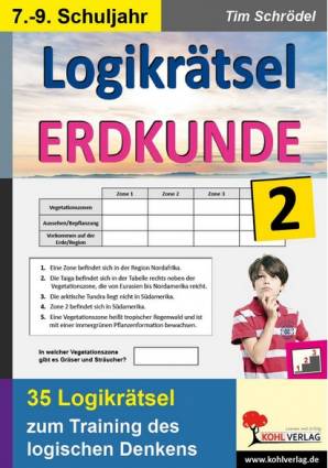 Logikrätsel Erdkunde / Band 2 - 35 Logikrätsel zum Training des logischen Denkens   7.-9. Schuljahr