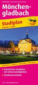 Mönchengladbach Touristischer Stadtplan mit Sehenswürdigkeiten und Straßenverzeichnis. 1:18000