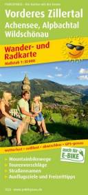 Vorderes Zillertal Achensee, Alpbachtal, Wildschönau - Wander- und Radkarte mit Ausflugszielen & Freizeittipps, wetterfest, reißfest, abwischbar, GPS-genau. 1:35000
