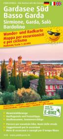 Gardasee Süd, Basso Garda Sirmione, Garda, Salò, Bardolino - Wander- und Radkarte mit Ausflugszielen & Freizeittipps, wetterfest, reißfest, abwischbar, GPS-genau. 1:35000