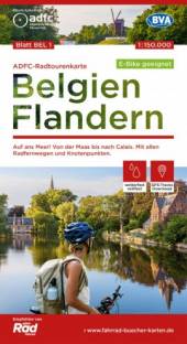 Belgien / Flandern Radtourenkarte 1:150.000 - E-Bike geeignet