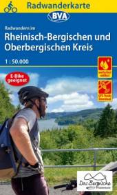 Radwandern im Rheinisch-Bergischen und Oberbergischen Kreis Fahrradkarte 1:50.000 - E-Bike geeignet 2. Auflage 2021