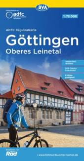 ADFC-Regionalkarte Göttingen / Oberes Leinetal 1:75.000  7. Auflage 2021