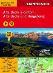Alta Badia und Umgebung Maßstab 1:25.000 Alta Badia e dintorni deutsch / italienisch

GPS 1:25.000 & 3D Map