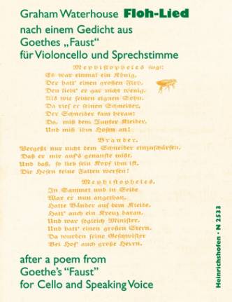 Flohlied  nach einem Gedicht aus Goethes 