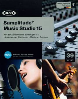 MAGIX Samplitude Music Studio 15 Von der Aufnahme bis zur fertigen CD Aufnehmen - Abmischen - Mastern - Brennen