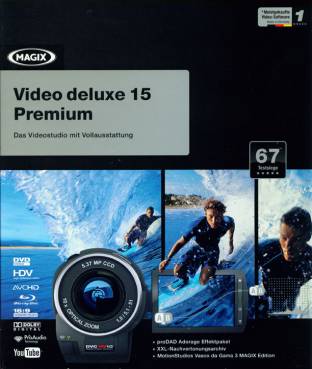 MAGIX Video deluxe 15 Premium Das Videostudio mit Vollausstattung