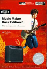 MAGIX Music Maker Rock Edition 3 - Minibox  Echte Rocksongs einfach selber machen Alternative - Brit Rock - Crossover - Emo - Deutsch Rock - Grunge u.v.m.