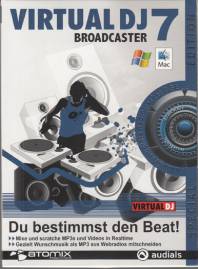 Virtual DJ 7 Broadcaster Du bestimmst den Beat!  ► ► Mixe und scratche MP3s und Videos in Realtime 
► ► Gezielt Wunschmusik als MP3 aus Webradios mitschneiden