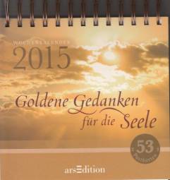 Goldene Gedanken für die Seele 2015  Postkartenkalender
