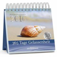 365 Tage Gelassenheit   Postkartenkalender 2016