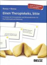 Einen Therapiekeks, bitte 111 Karten mit Sinnsprüchen und Wissenskrümeln für Psychotherapie und Beratung Karten als Eisbrecher und Impulsgeber