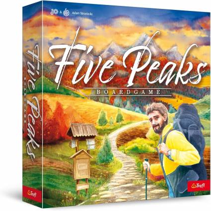 Five Peaks -Familienbrettspiel zum Thema Bergwandern Board Game