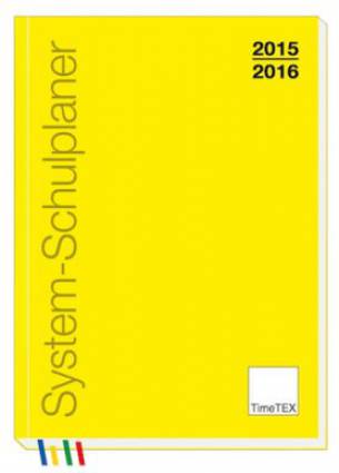 TimeTex System-Schulplaner A4-Plus Gelb - Schuljahr 2015 - 2016 - Lehrerkalender - Lehrertimer - Art. 10750