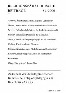 Religionspädagogische Beiträge 57/2006 - 