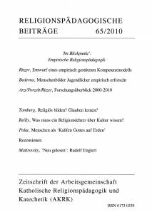 Religionspädagogische Beiträge 65/2011 - 'Im Blickpunkt': Empirische Religionspädagogik