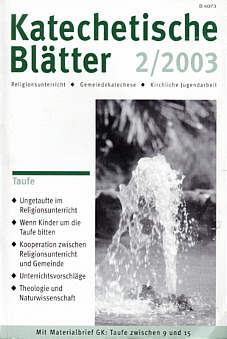 Katechetische Blätter 2/2003 - Taufe