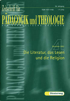 Zeitschrift für Pädagogik und Theologie 4/2002 - Die Literatur, das Lesen und die Religion